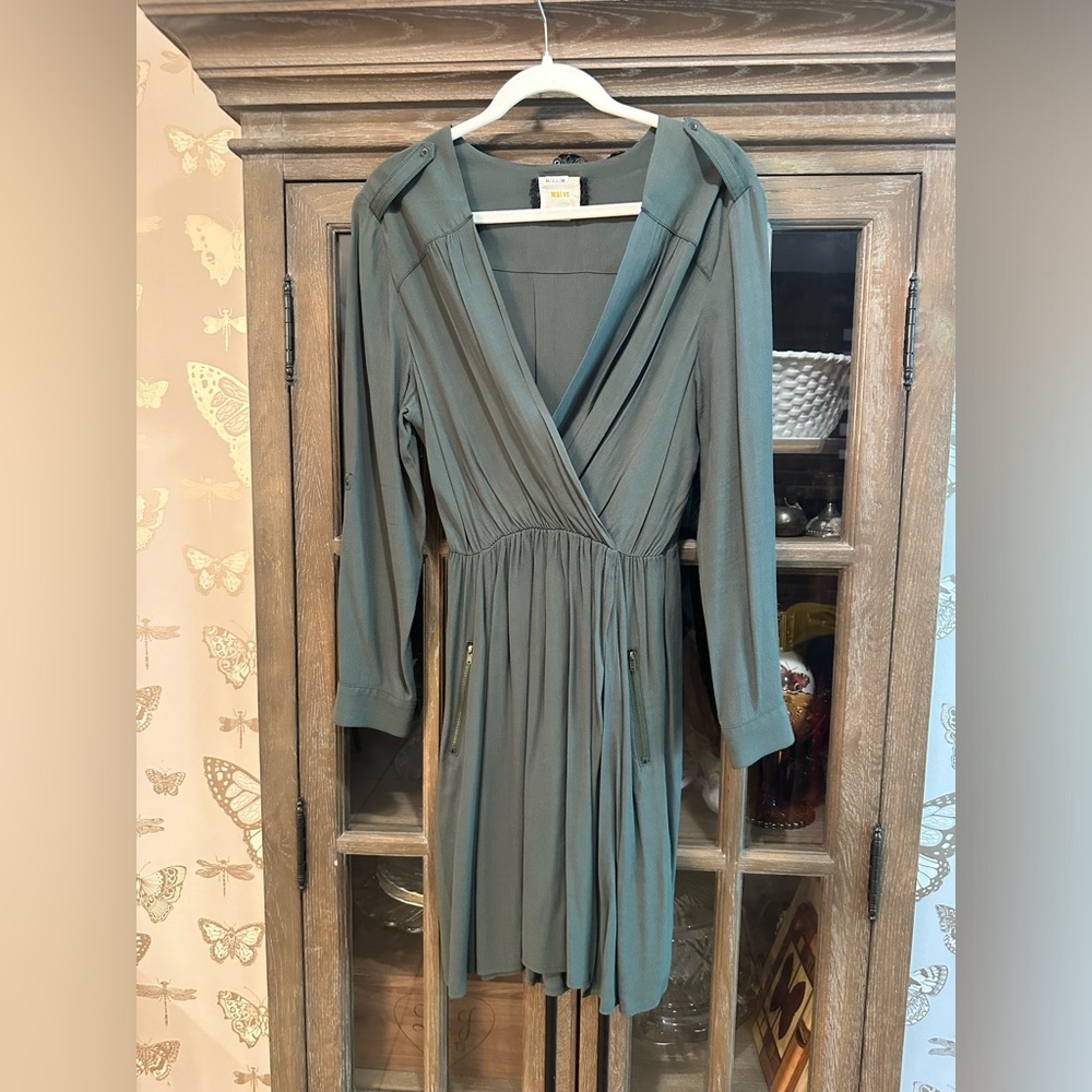 Anthropologie (Maeve) Dress in Green - Picture 3 of 7